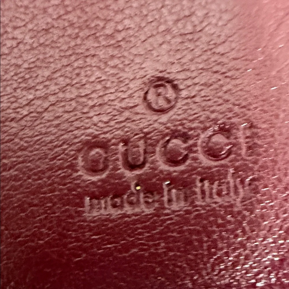 Gucci Tan and burgundy Women's Wallet - Picture 8 of 14